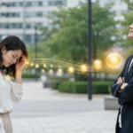 テイカー男との関係で一方的に消耗する女性のイメージ