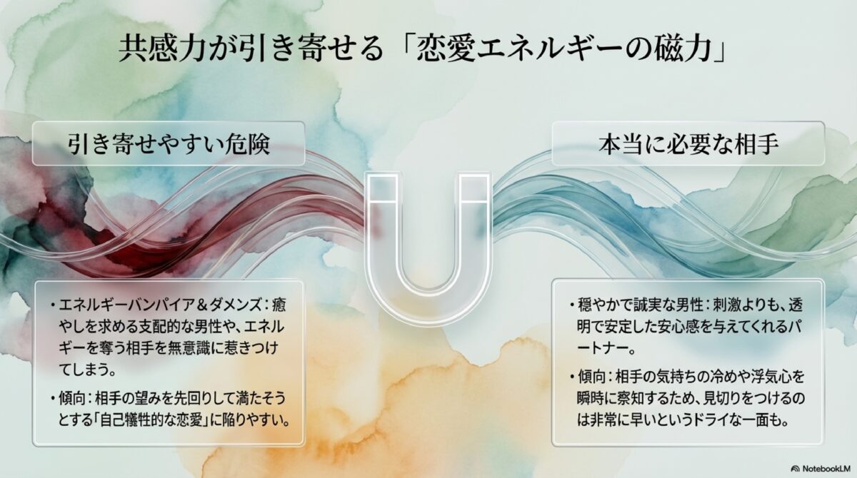 共感力が引き寄せる「恋愛エネルギーの磁石」
