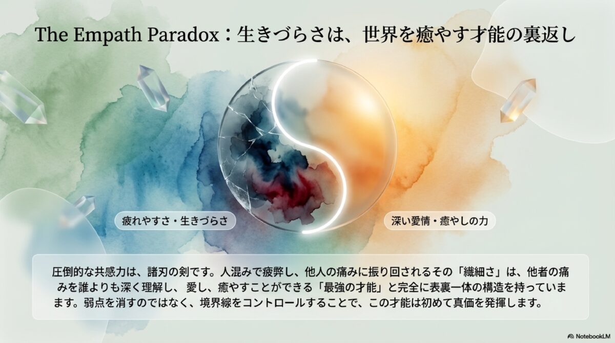 生きづらさは、世界を癒す才能の裏返し