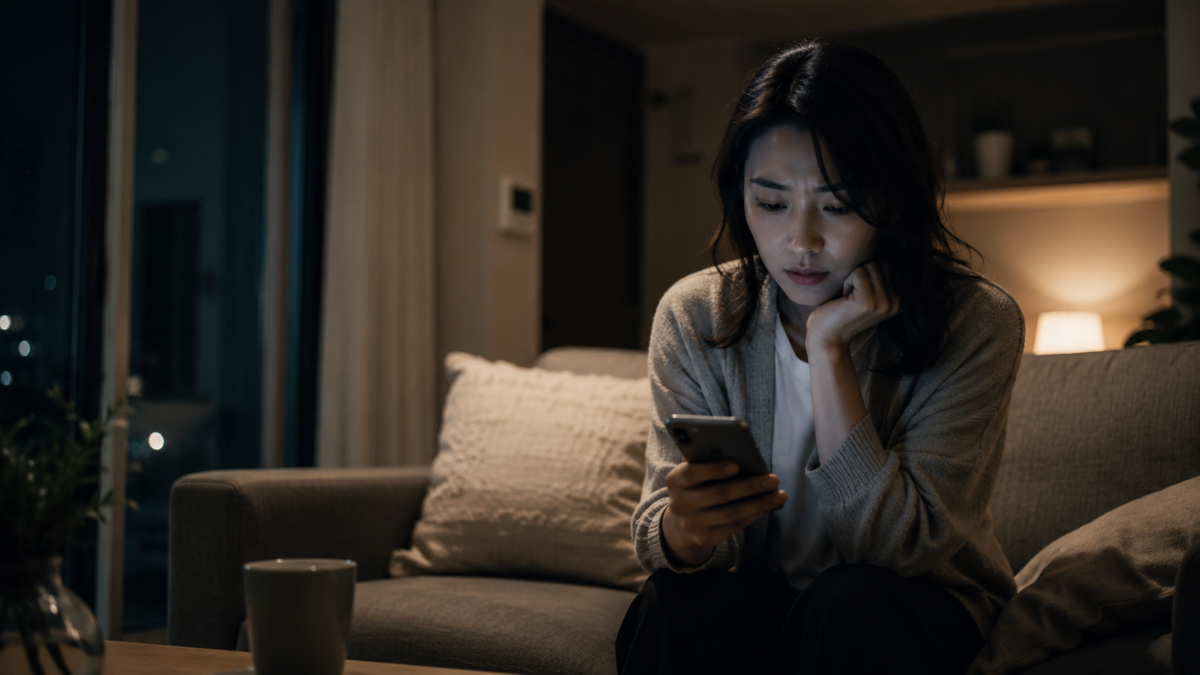 テイカー女の末路や人間関係を一人で振り返る女性