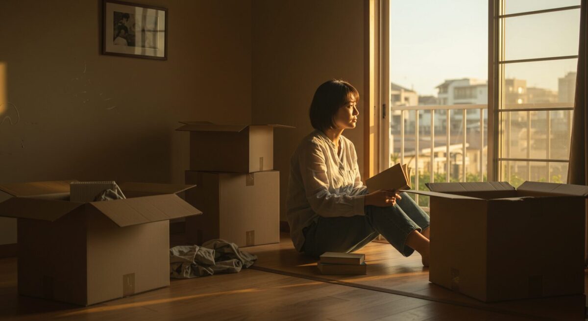 共依存の関係から別れた後に心の整理をしている様子