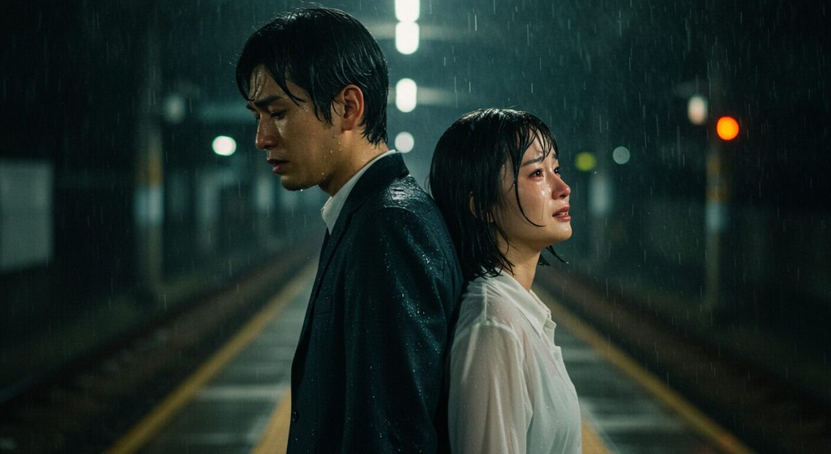 共依存関係だった恋人同士が分かれることを惜しむ様子