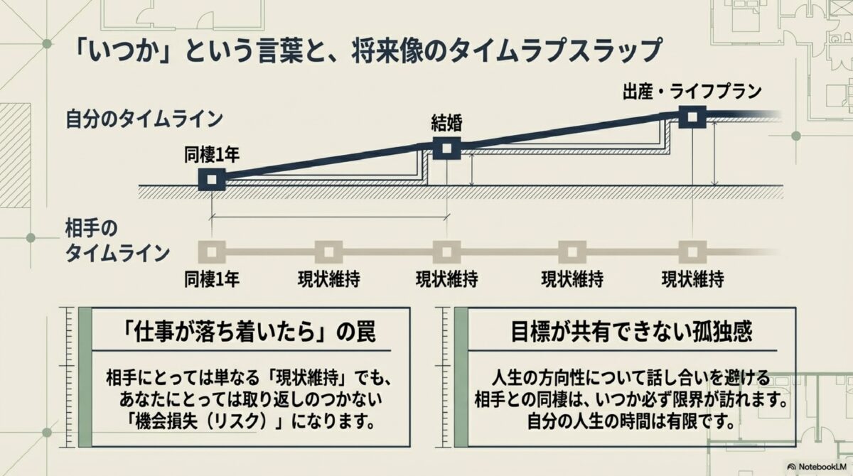 「いつか」という言葉と、将来像のタイムラプスラップ