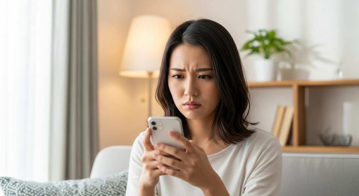 マッチングアプリで共通点がない相手とのメッセージを続けるイメージ