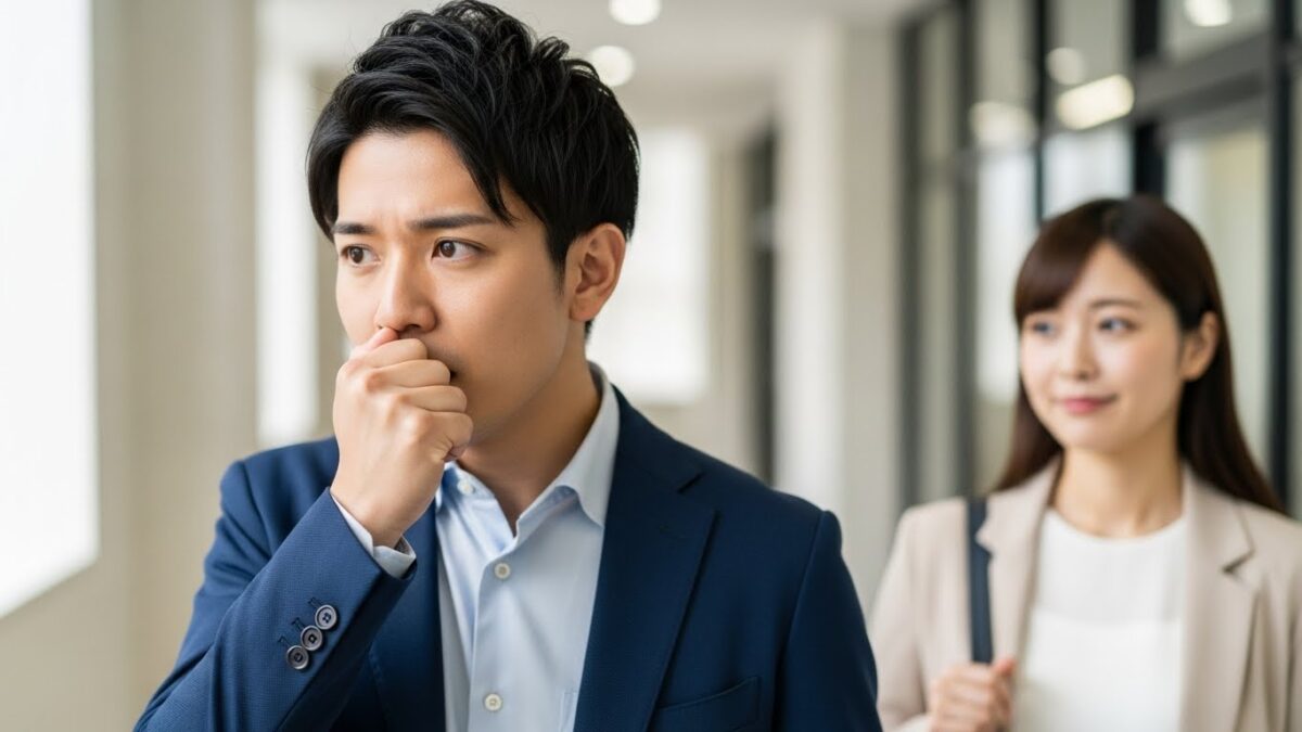 女性の前で緊張する時に出る無意識の反応