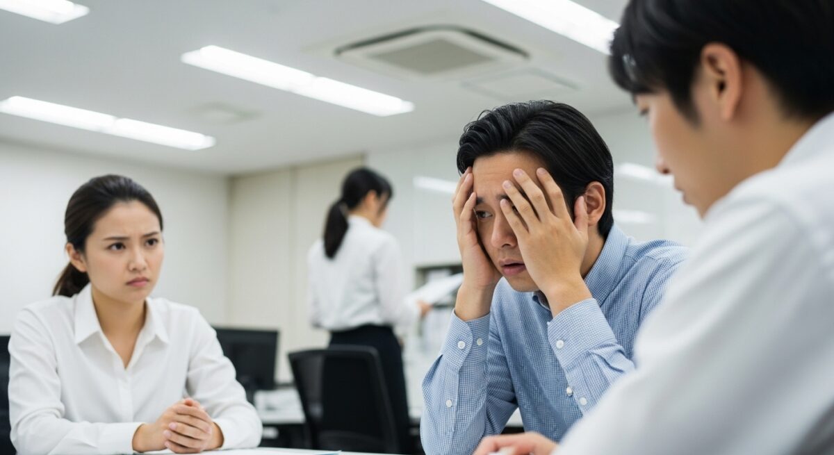 おどおどしてる人にイライラする理由と職場での対処法