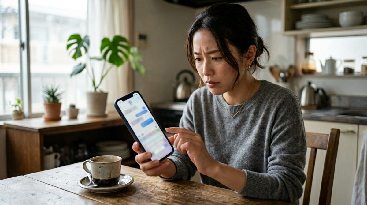 lineの時間や回数に心がつかれる時